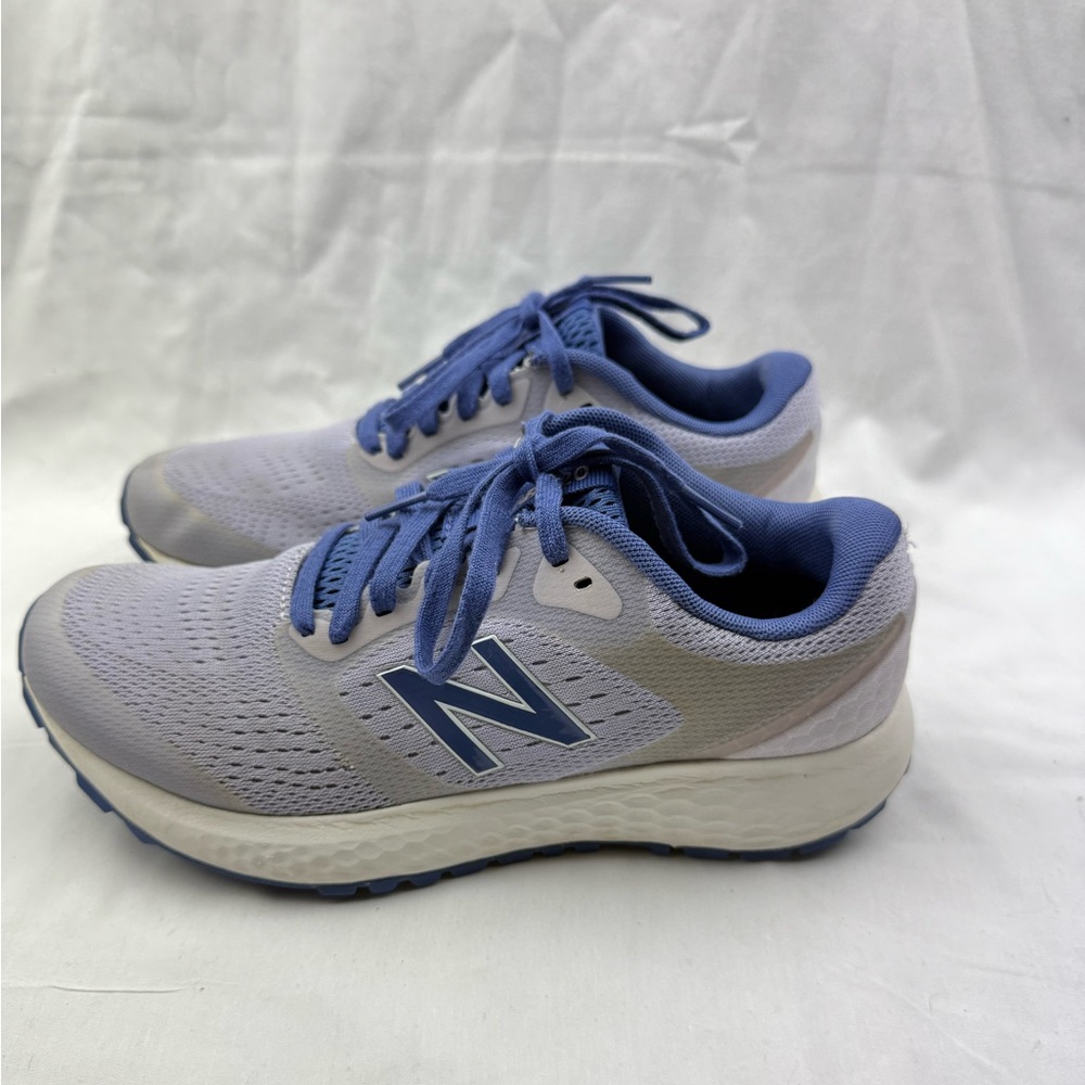 New Balance 520v6 running shoes in a purple/periwinkle and blue colorway